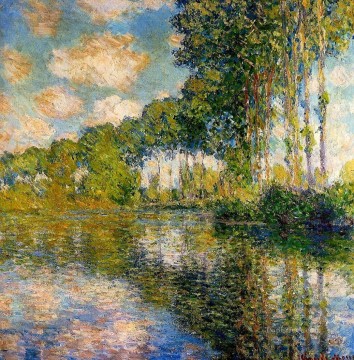  paisajes - Álamos a orillas del río Epte Paisajes de Claude Monet